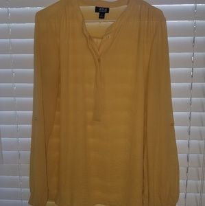 A.n.a long sleeve blouse